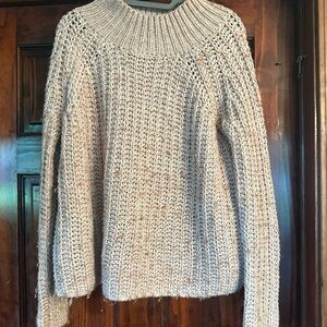 Chunky Beige Knit Sweater